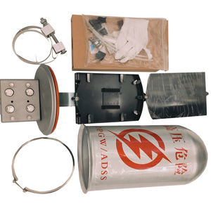 Cierre de empalme de Cable de fibra óptica ADSS/OPGW 12/24/48/96/144 caja de juntas de Metal de núcleo <span class=keywords><strong>para</strong></span> equipo de fibra óptica de producto de Torre/poste - Product Image 3