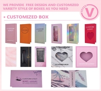VEYES Extensions de cils individuelles faites à la main, noir foncé mat, volume de soie DD plateaux, vente en gros de cils en cachemire