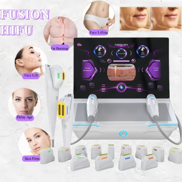 T Professional Wrinkle Removal Delay Aging Smart Face Lifting Beauty Machine Neck Lift Eye Lifting Body Shaping 2Handles Machine