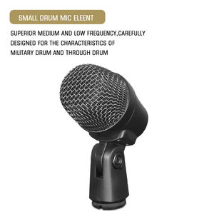 Microphone professionnel pour instruments de musique ST-770, kit de 7 pièces, microphone de batterie filaire en métal, ensemble de micros pour batterie, tambour, <span class=keywords><strong>micro</strong></span> pour batterie - Product Image 5