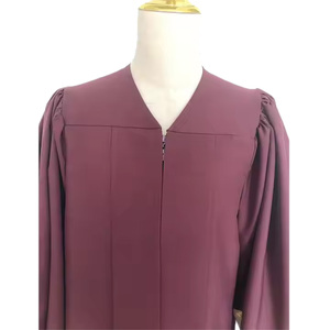 Fábrica China Fabricación Poliéster Iglesia Coro Robe Iglesia Abajo Vestido Iglesia Uniforme o personalizado Coro Robe con estola - Product Image 6