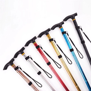 Bastones de Senderismo de Aleación de Aluminio, Telescópicos, Plegables, Ajustables, Ligeros, Equipo de Trekking para Exteriores ZD-01 - Product Image 2