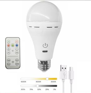 Bombilla DE EMERGENCIA LED portátil <span class=keywords><strong>E27</strong></span> <span class=keywords><strong>A67</strong></span> Alto brillo con recargable para acampar al aire libre Bombilla recargable Led - Product Image 2