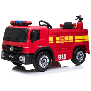 थोक ट्रक शिशुओं-उच्च गुणवत्ता Firetruck का चयन खिलौना 911 कारों बच्चों बिजली आग ट्रक 12 वोल्ट सवारी पर कार के लिए बच्चे रिमोट