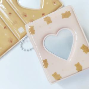 Mini album photo <span class=keywords><strong>de</strong></span> 3 pouces, reliure <span class=keywords><strong>de</strong></span> cartes en forme <span class=keywords><strong>de</strong></span> cœur, porte-cartes photo, <span class=keywords><strong>livre</strong></span> <span class=keywords><strong>de</strong></span> collection <span class=keywords><strong>de</strong></span> cartes, protecteur d'images, 36 pochettes - Product Image 3