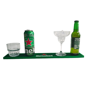 Custom Logo PVC <b>Silicone</b> Bar Mat Rubber Bar Runner Spill Mat Drip Tray Beer Mat Pub Rail Mat Non Slip Service Mat Countertop <b>Pad</b> - Product Image 1