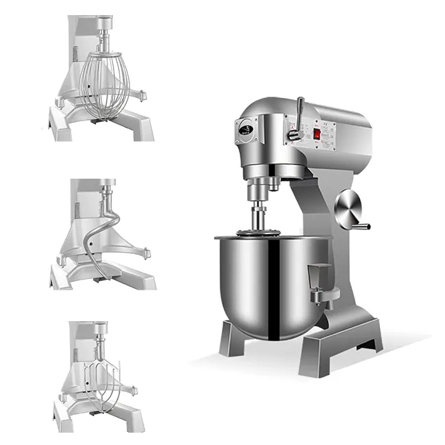 10L 15L 20L 25L 30L Hotel Restaurant Bakken Apparatuur Industriële Commerciële Mixer Cake Deeg Mixer Planetaire Mixer Te Koop