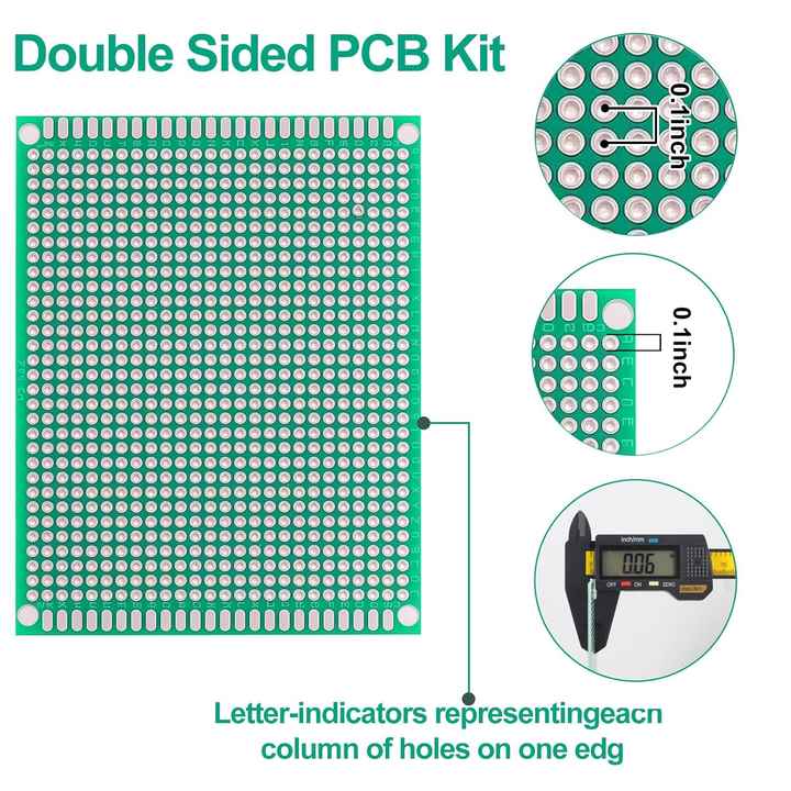 PCB Board Green Circuit Board Compatible Double Sided PCB Board for DIY ...