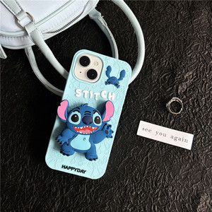 <span class=keywords><strong>Coque</strong></span> de téléphone antichoc en silicone motif <span class=keywords><strong>Stitch</strong></span> mignon pour iPhone 11 12 Pro Max 16 17 Plus, <span class=keywords><strong>coque</strong></span> arrière en TPU anti-poussière, vente en gros - Product Image 4