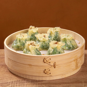 Shumai émeraude de Yangzhou fabriqué à la main | Verts sauvages et bambou, <span class=keywords><strong>Dim</strong></span> <span class=keywords><strong>Sum</strong></span> végétalien sans riz - Product Image 2