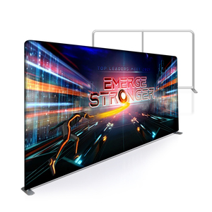 ป้ายโฆษณาอลูมิเนียมอัลลอยด์แ<span class=keywords><strong>บ</strong></span><span class=keywords><strong>บ</strong></span>เลื่อนได้ ทันสมัย ขนาดใหญ่<span class=keywords><strong>พ</strong></span>ิเศษ 10*16.5 ฟุต สำหรับงานแสดงสินค้ากลางแจ้ง <span class=keywords><strong>พ</strong></span>ิม<span class=keywords><strong>พ</strong></span>์ดิจิทัล แสดงโลโก้แ<span class=keywords><strong>บ</strong></span>รนด์ - Product Image 2