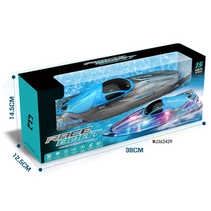 <span class=keywords><strong>Bateau</strong></span> télécommandé électrique pour enfants, modèle de <span class=keywords><strong>bateau</strong></span> rapide étanche 2,4 GHz 25 km/h, jouet télécommandé haute vitesse pour enfants - Product Image 4