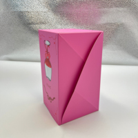 Boîte à gâteaux pliable avec doublure intérieure, fenêtre en option, logo personnalisable et impression couleur