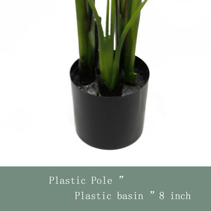 Factory <strong>Best</strong> PU Stem 8FT High Simulation Potted Bonsai Greenery Faux <strong>Banana</strong> <strong>Tree</strong> <strong>Artificial</strong> Traveller's Palm <strong>Tree</strong> for Art Decor - Product Image 3