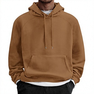 <b>Mens</b> Drop Shoulder Oversized Solid Hoodie Contemporary Urban Streetwear Pullover Soft Fleece Fabric Breathable Relaxed Fit - Product Image 1