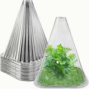 Duradero y Ecológico, Ofrece Protección Transparente para Plántulas, Apilable y Resistente, Puede Prevenir el Frío Extremo - Product Image 1
