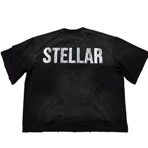 T-shirts graphiques streetwear personnalisés avec impression DTG, t-shirts vierges grande taille, t-shirts délavés à l'acide, t-shirts vintage surdimensionnés pour hommes OEM - Product Image 3