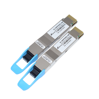 Hilink QSFP-DD LR8 DML LWDM8, penerima serat optik konektor MPO16 10km/20km dengan 200G
