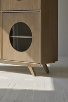 Moderno japonés granja país muebles de madera maciza vidrio aparador gabinete hogar comedor sala de estar apartamento uso