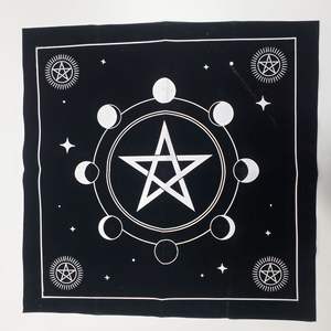 Taplak meja ukuran beludru kelas atas 49*49cm kain meja upacara sulap <span class=keywords><strong>Tarot</strong></span> Altar - Product Image 5