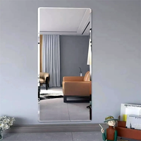Miroir mural long et large de 3 mm, 4 mm, 5 mm, 6 mm pour salle de bain, décoratif
