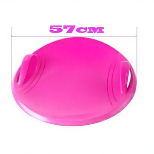 <span class=keywords><strong>Luge</strong></span> ronde portable et durable en HDPE écologique pour enfants, pour la neige, le gazon et le sable - Product Image 4