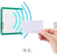 Lecteur de cartes RFID externe de petite taille, antenne céramique UHF, matériau ABS pour terminal de lecture portable UHF