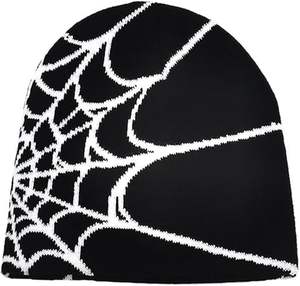 Halloween crâne os croisés <span class=keywords><strong>bonnet</strong></span> chapeaux <span class=keywords><strong>pour</strong></span> femmes hommes drôle hiver chaud confortable extensible tricoté revers squelette casquette - Product Image 4