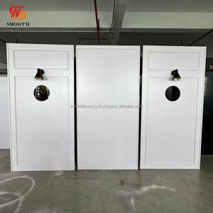 SMOOTH White Lux PVC Board Wedding Acrylic <b>Backdrop</b> Ripple <b>Stand</b> Wedding Decoration - Product Image 5