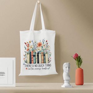 <b>Book</b> Lovers Gifts Canvas <b>Tote</b> Bag <b>Tote</b> Bag for Women Men Reusable Shoulder Bags for Grocery Beach Work - Product Image 2