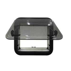 Radio de esquina redonda barata 70 bisagra superior de aluminio ventana lateral con pantalla de toldo <span class=keywords><strong>para</strong></span> caravana autocaravana - Product Image 4