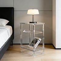 Support de présentation en acrylique léger pour figurines Amiibo, étagère d'angle pour usage domestique