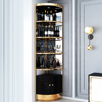 Vitrine à vin moderne à Double porte, en acier inoxydable, présentoir à vin, armoire de luxe en verre, coin verre, bar, armoire de rangement à vin, salon