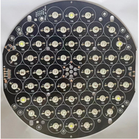 Plaque à led par la lumière 54*3w led intérieur extérieur par la lumière étanche led par peut uplight