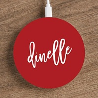 Chargeur sans fil personnalisé fonctionnel, chargeur de bureau en bois sur mesure pour cadeaux de conférence