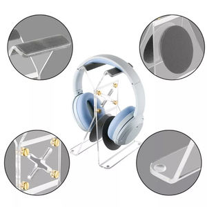 Factory Custom <b>Headphone</b> Display Holder, Acrylic <b>Hanger</b> with AntiSlip Base for All <b>Headphone</b> - Product Image 3