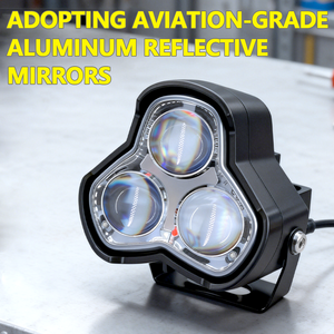 LELANPU Phare LED Moto Baja ATV <span class=keywords><strong>avec</strong></span> <span class=keywords><strong>ventilateur</strong></span> de refroidissement, projecteur stroboscopique, feux de brouillard pour voiture - Product Image 3