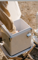 Rétro créatif extérieur incubateur 13L PP portable camping pique-nique voiture seau à glace alimentaire glacière glacière refroidisseur