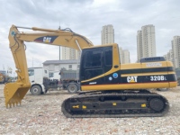 Excavatrice sur chenilles d'occasion CAT 320B Caterpillar 320B 20 tonnes, faible nombre d'heures de fonctionnement, matériel de construction à vendre