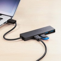 Hub USB 3.0 Type A, 4 Ports, pour Macbook, iMac, Surface Pro et Notebook, PC portable, disque Flash, disque dur et plus encore