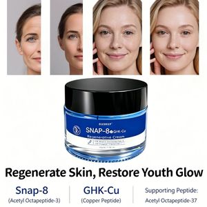 Crema Regeneradora ELEDEEP SNAP-8 GHK-Cu, Crema Facial Antienvejecimiento con Péptidos para Todo Tipo de Piel, Uso Nocturno, 50g - Product Image 4
