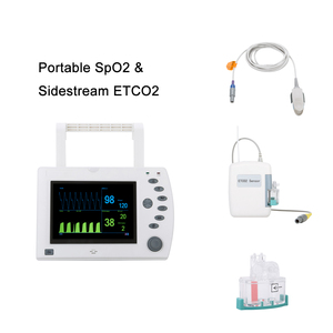 7-Zoll-Mehrparameter-Veterinärmonitor mit CO2 & SPO2 & EKG & TEMP-Monitor - Product Image 5