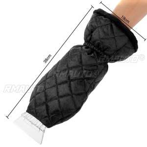 Grattoir à glace avec gants chauffants, pelle à neige pour pare-brise de voiture, nettoyage des rayures de la glace, déneigeur de pare-brise de voiture pour l'hiver - Product Image 5