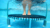 Trampoline aquatique sous-marin, rebondisseur de piscine en acier inoxydable 304 avec poignée, équipement d'exercice aquatique