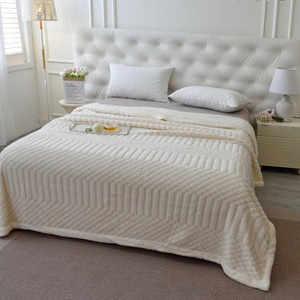 Poland Stock 3D Textured Sherpa Blanket KINGWOOD Super Soft Plush <b>Throw</b> <b>for</b> Sofa <b>Bed</b> EU Dropshipping - Product Image 3