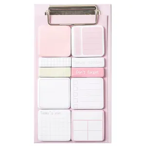 Funwood Gqc Clip Board School En Kantoor Gebruiken Fancy Memo Pad, Plaknotities Mooie Recycle Papier Memo Pad