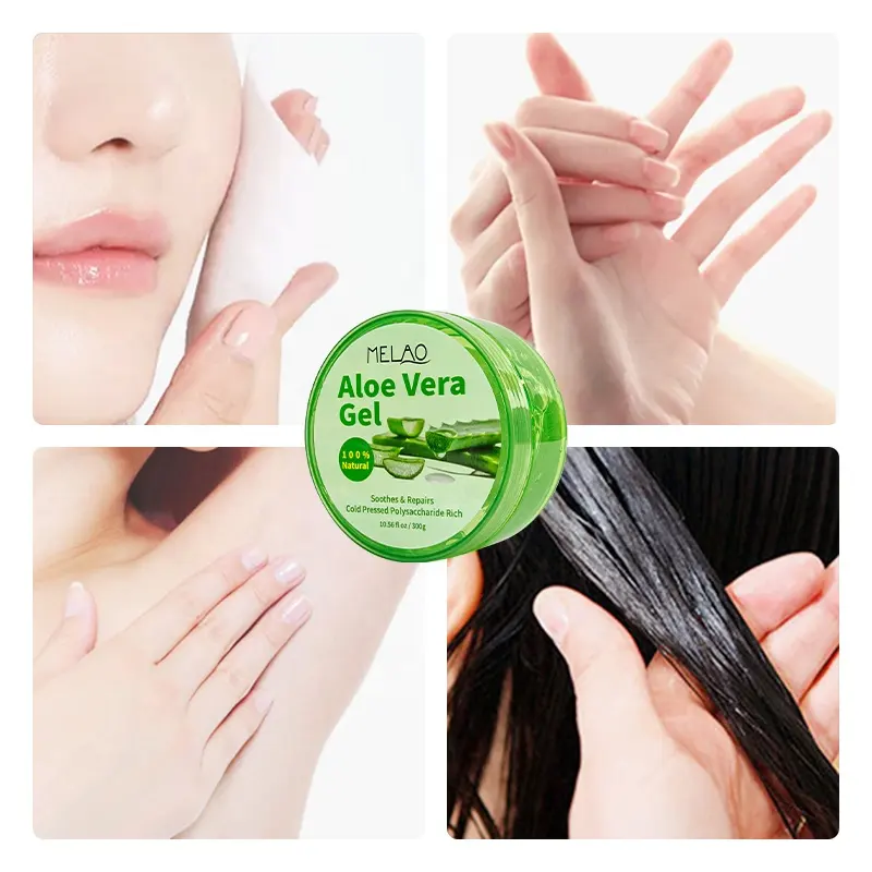 Top Quality 100% Pure Natural Organic Aloe Vera Gel Hair Body Face Moisturizing Soothing After Sun Skin Repair Gel Aloe Vera 99
