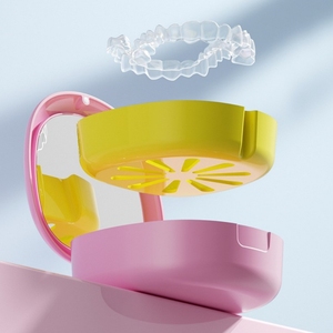 Contenitore per la Pulizia con Specchio per Porta-Mentoniere, Porta-Protesi, Protesi Parziali - Product Image 5