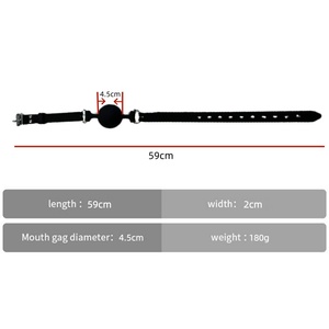 Bola de Silicona <span class=keywords><strong>para</strong></span> Restricción Bucal, Mordaza de Bondage <span class=keywords><strong>para</strong></span> <span class=keywords><strong>Sexo</strong></span>, Juguetes de Restricción BDSM, Mordaza Sexual - Product Image 5