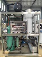 Machine industrielle de fabrication de glace en tubes, 1-5 tonnes par jour, avec compresseur, pour usines de glace alimentaire, haute productivité
